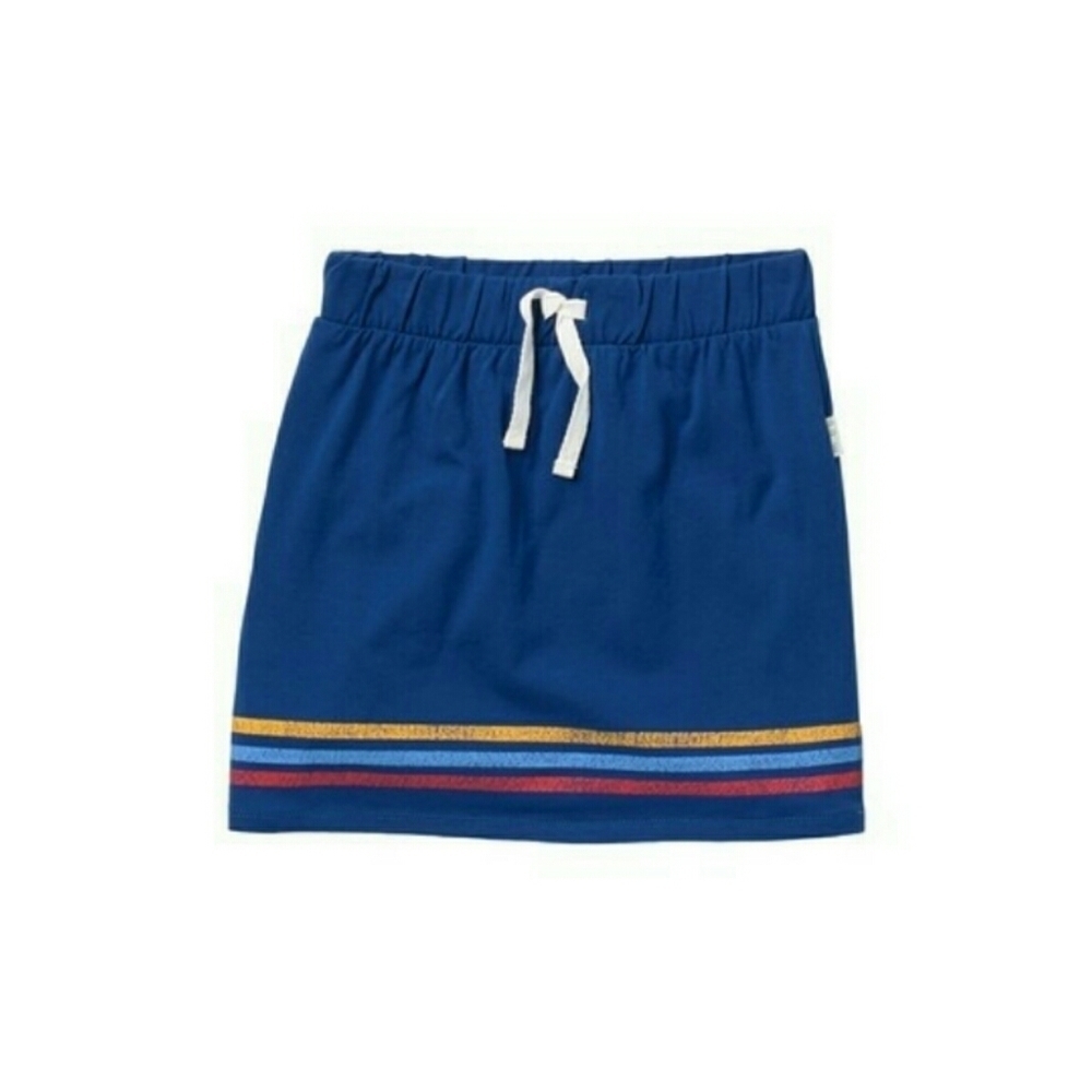 NWOT Miles Baby Blue Retro Cotton Skirt Size:T2,T4